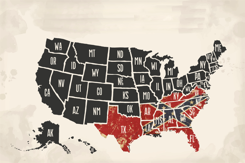 Illustration for article titled Is the South More Racist Than Other Parts of the US?
